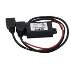 DC-DC модуль преобразователя 12 В в 5 В 3 А 15 Вт двойной USB понижающий Адаптер выходной мощности автомобильный водонепроницаемый модуль источника питания