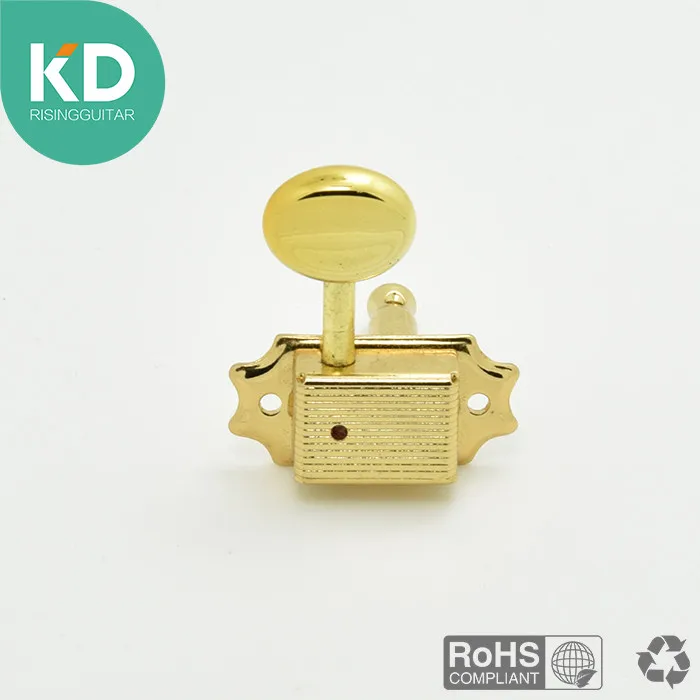 

1 шт., золотистый стиль «Kluson», винтажные колышки для настройки струн гитары, тюнеры, головки станка, запчасти для гитары