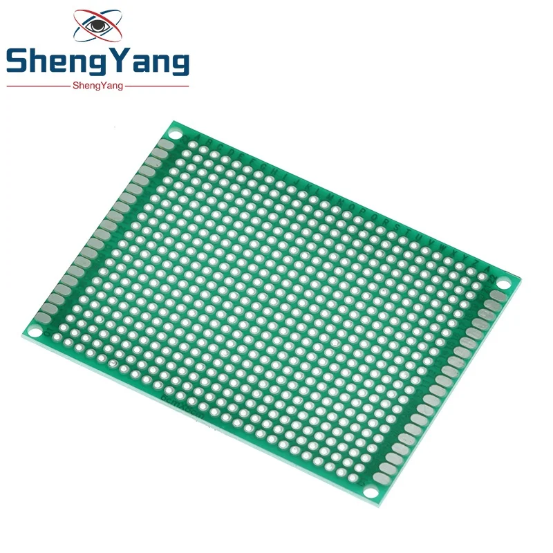 1 шт. в партии 6*8 6X8cm двойная сторона Прототип pcb Универсальный макет печатной