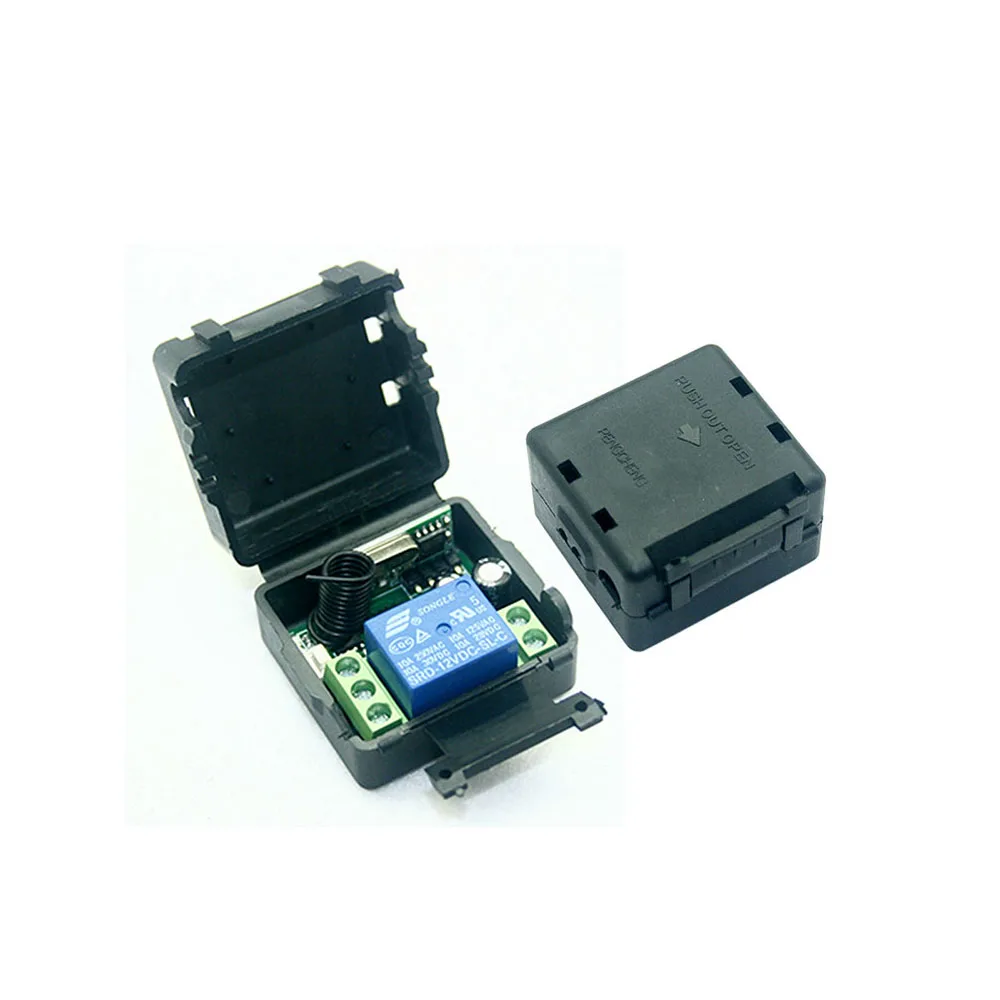 Беспроводной пульт дистанционного управления 12 В постоянного тока 1 канал RF две