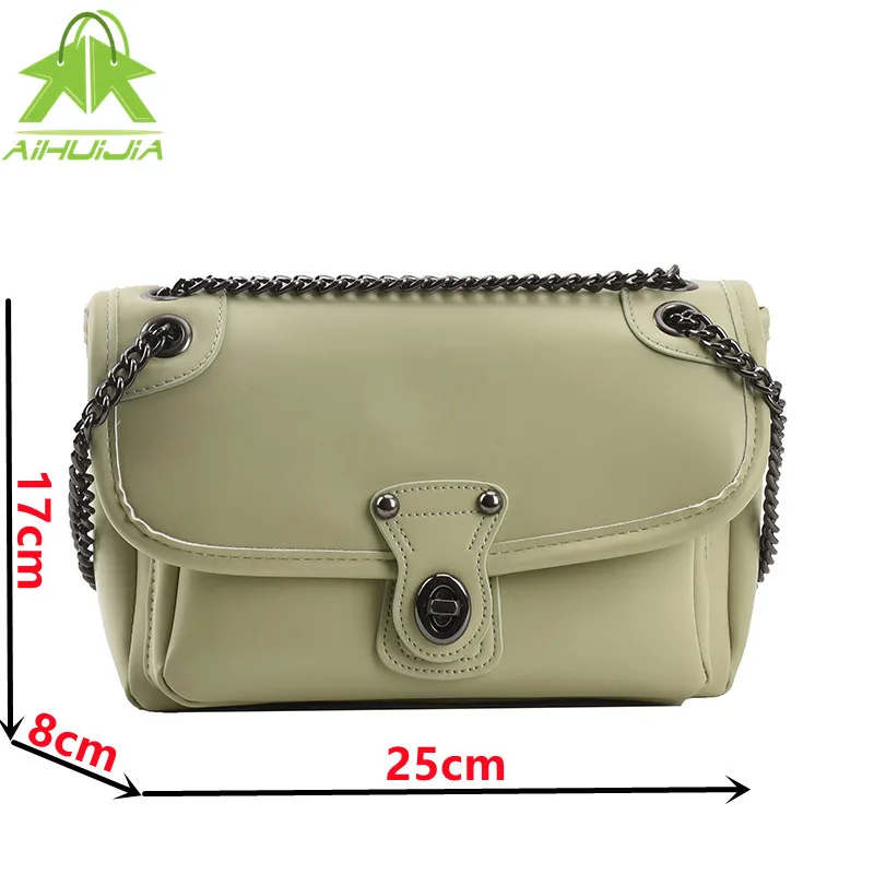 

Luxury High Capacity Women Handbags Fashion Chain Shoulder Crossbody Bag New High Quality Soft Pu Leather Female Messenger Bag