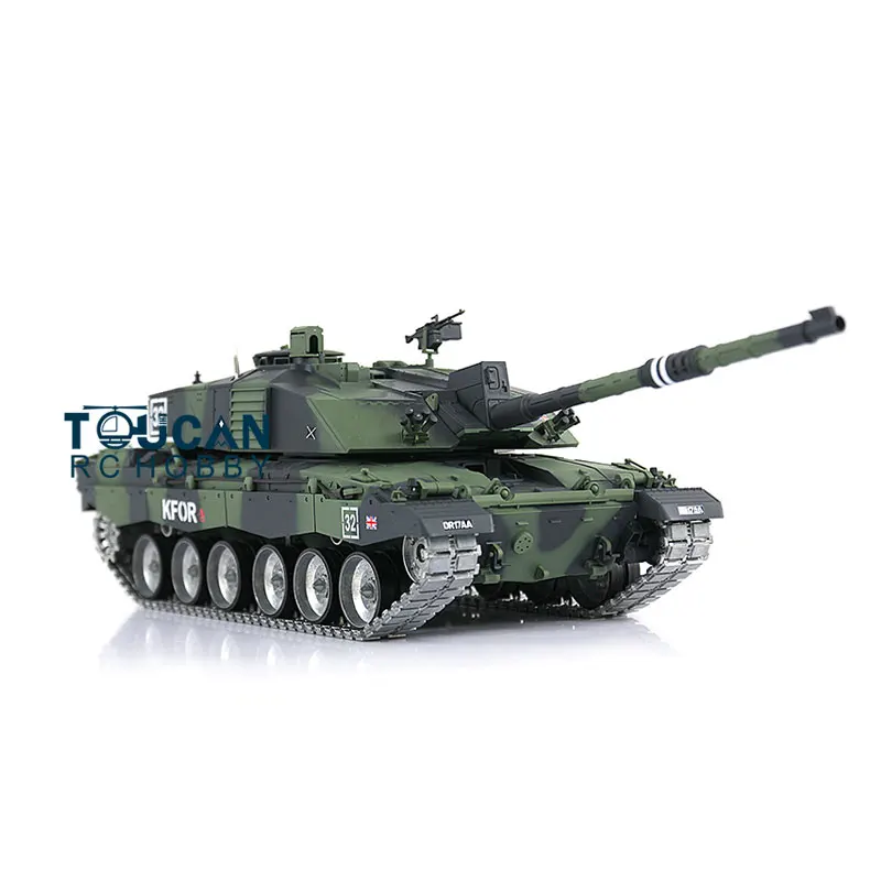 

US Stock 1/16 Heng Long TK6.0 Challenger II RTR RC Tank 3908 Metal Tracks TH12880-SMT5