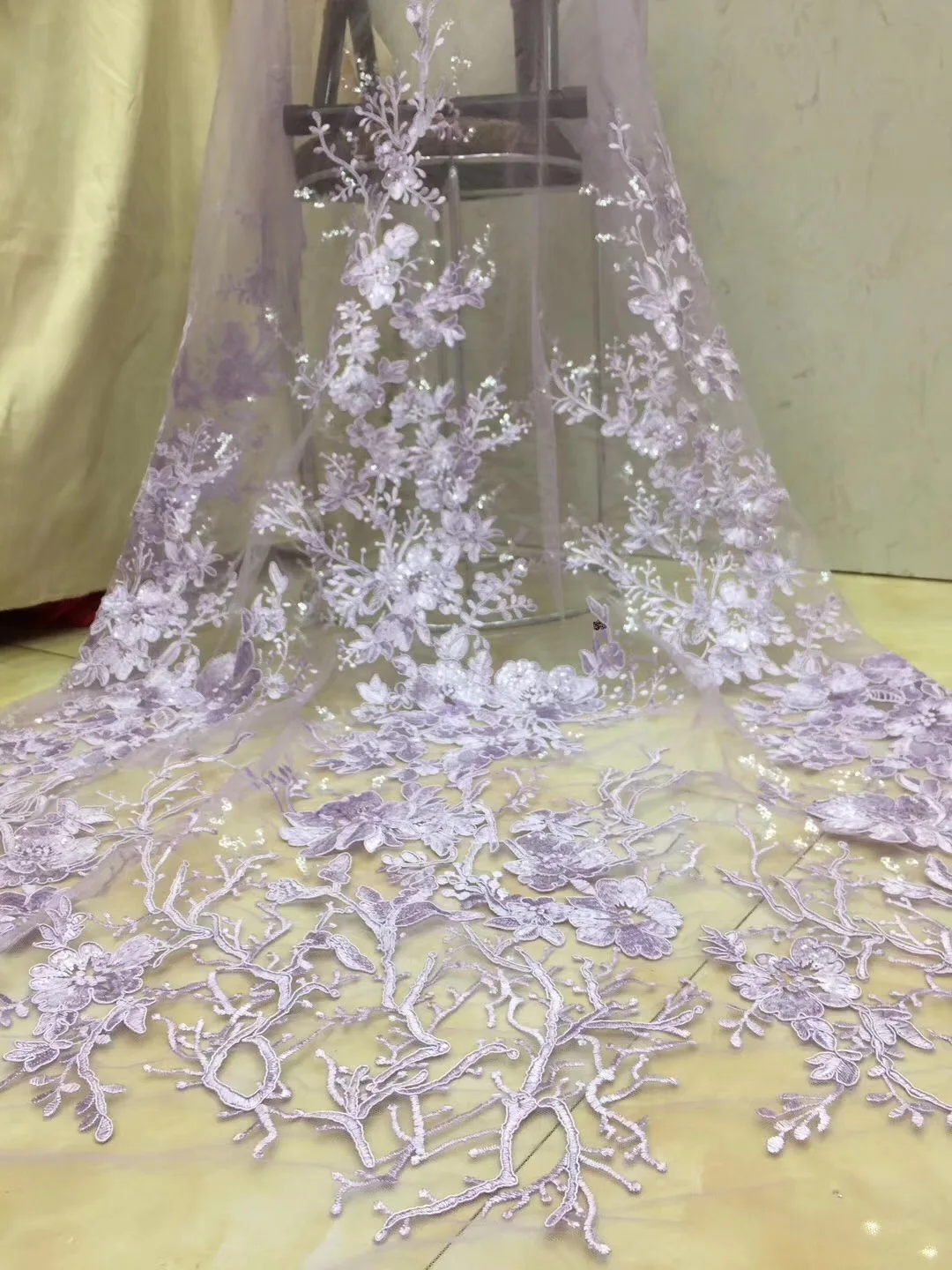

2019 African Lace Fabric African Tulle Lace France Net lace Mesh Fabric for Fashion Nigerian Dress For Praty Dress