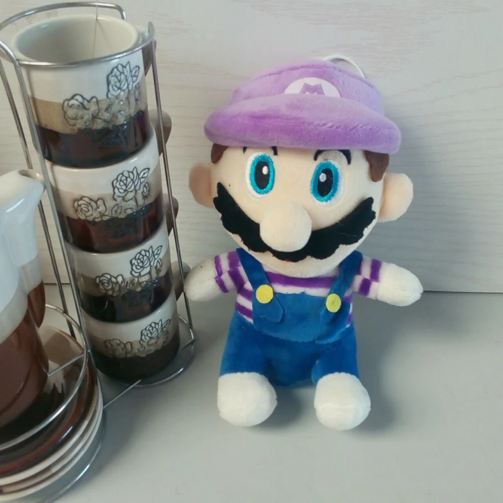20 см Супер Марио Bros Мягкие игрушки kawaii плюшевые куклы аниме фигурки для детей