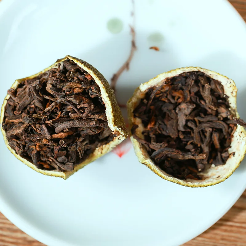 Super small green orange Puɾr tea Yunnan palace Pu super oolong ceremony canned food | Дом и сад