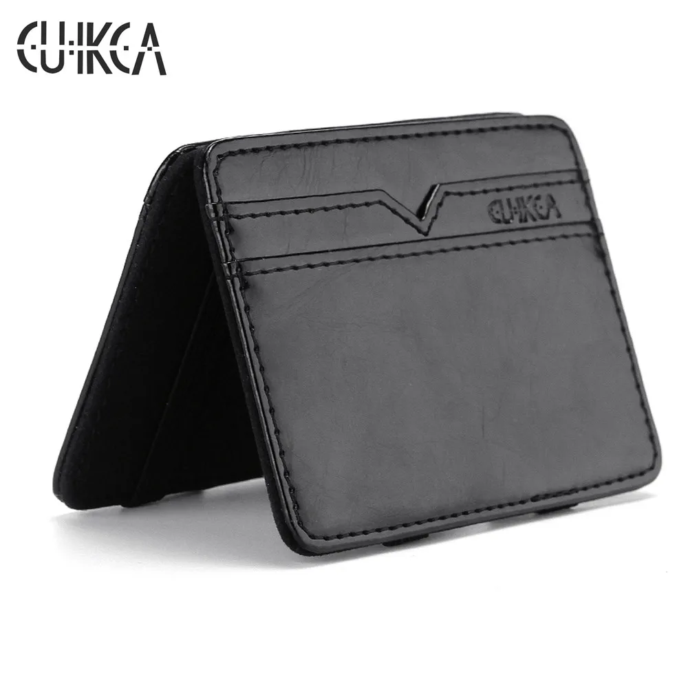 Кошелек CUIKCA Magic с резьбой унисекс волшебный кошелек на молнии для визиток