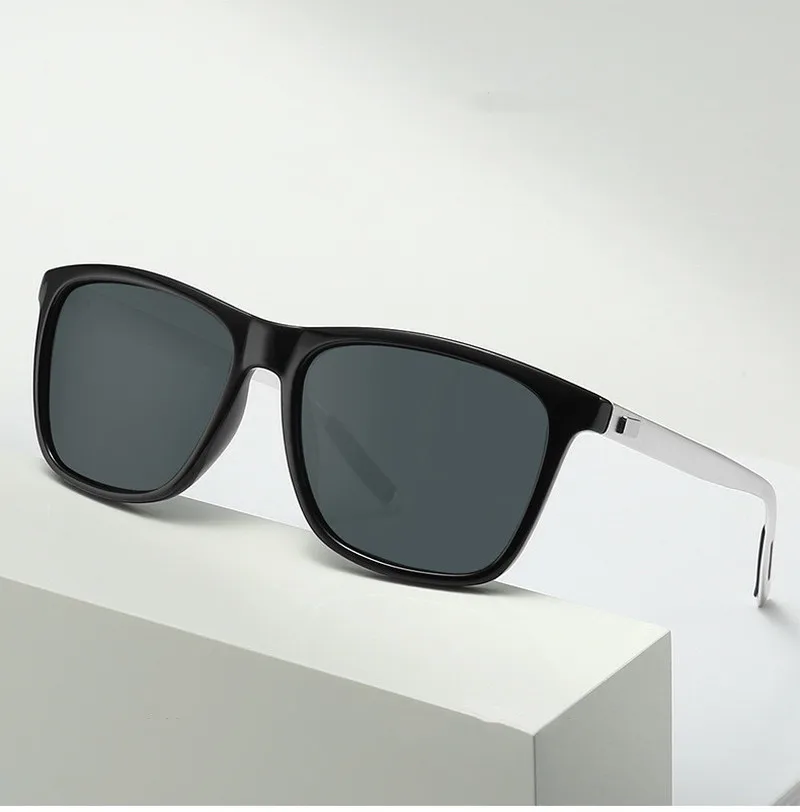 Мужские поляризованные солнцезащитные очки из алюминия и магния классические