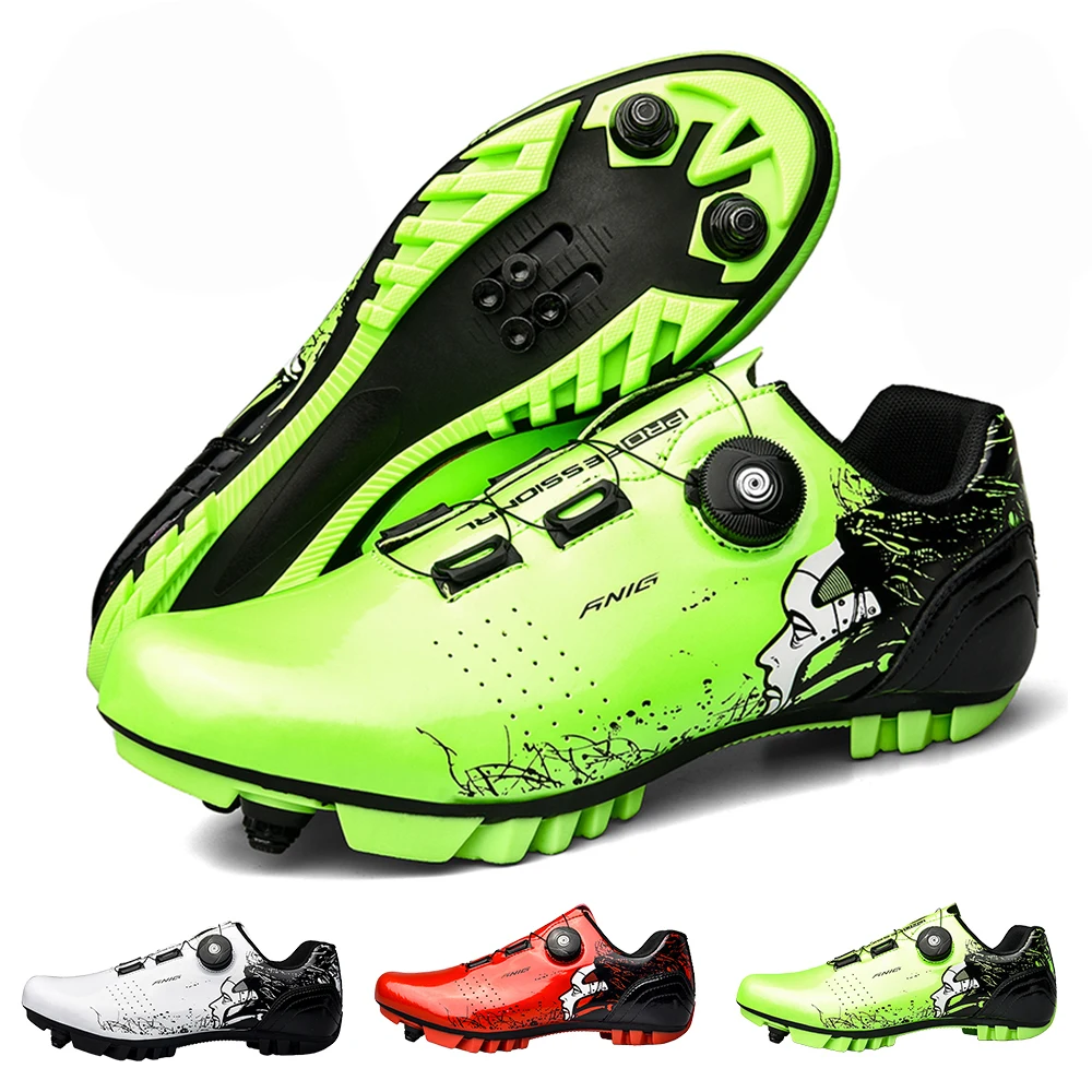 

2021 New Men's Professional Cycling Shoes Women Man for MTB Sapatilha Ciclismo Male Ultralight Spin Road Racing