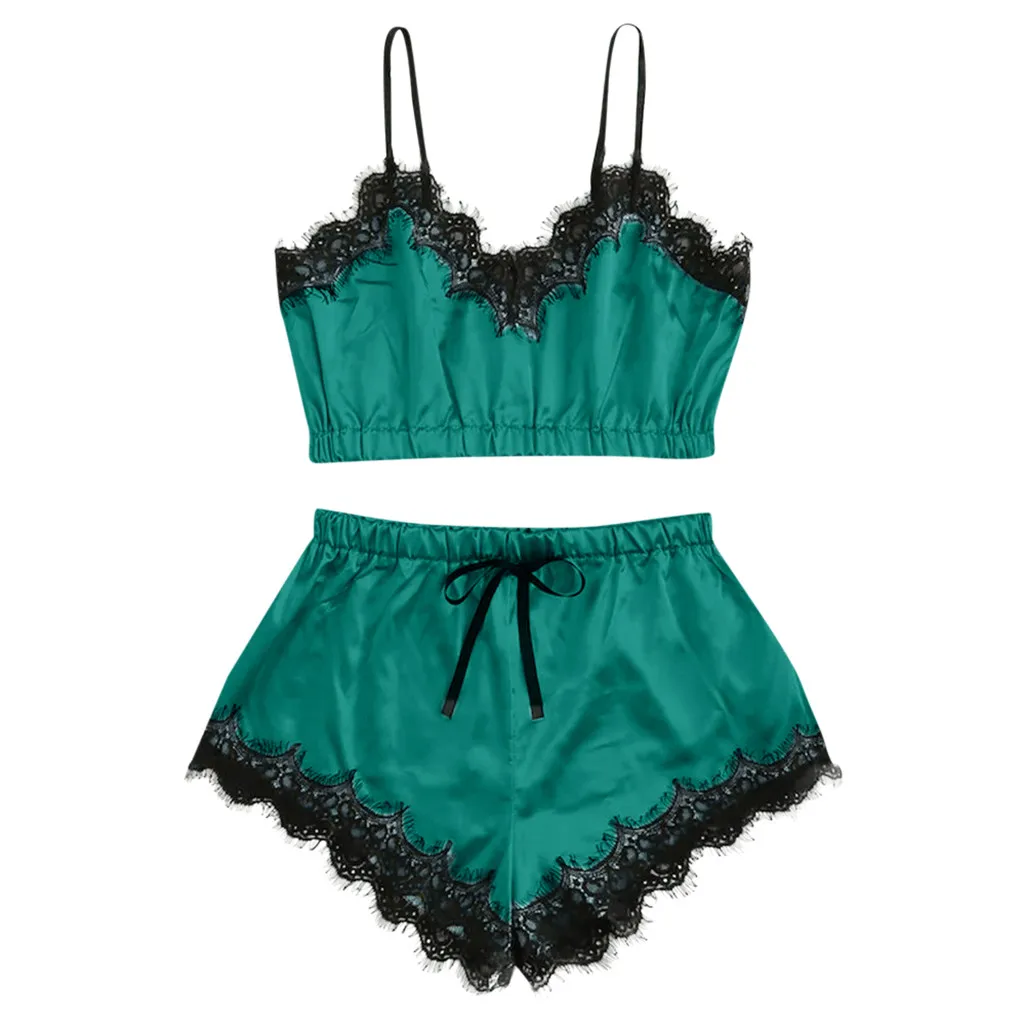 Пикантный пижамный комплект MIARHB женская пижама одежда для сна ночная рубашка