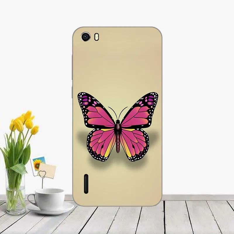 

hard plastic Phone Cases For Huawei Honor 6/Mulan/ H60-L02/ H60-L12/H60-L04 Phone Case Back Cover Coque Print painting style