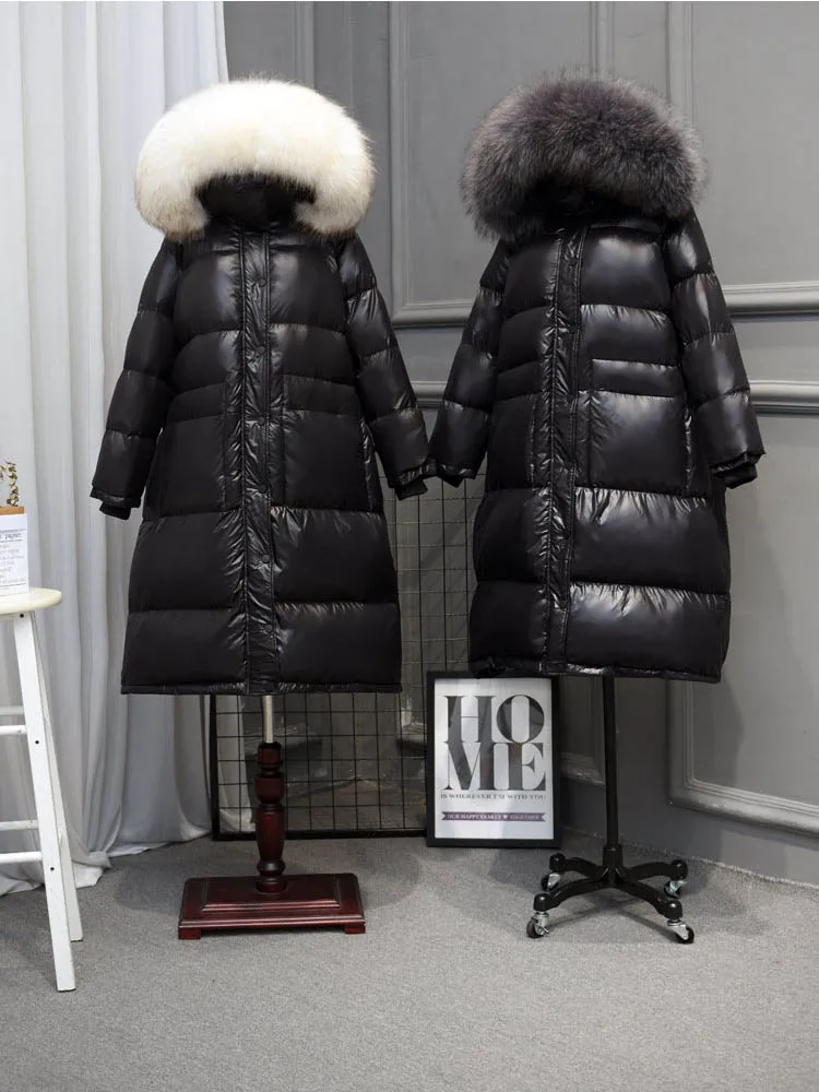 Женский пуховик с меховым воротником зима 2019 | Женская одежда