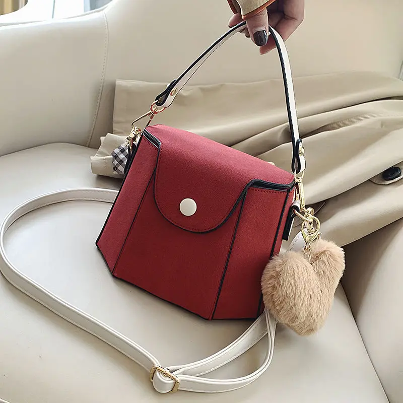 Женская сумка с клапаном сумка-мешок женские сумки через плечо квадратная модная