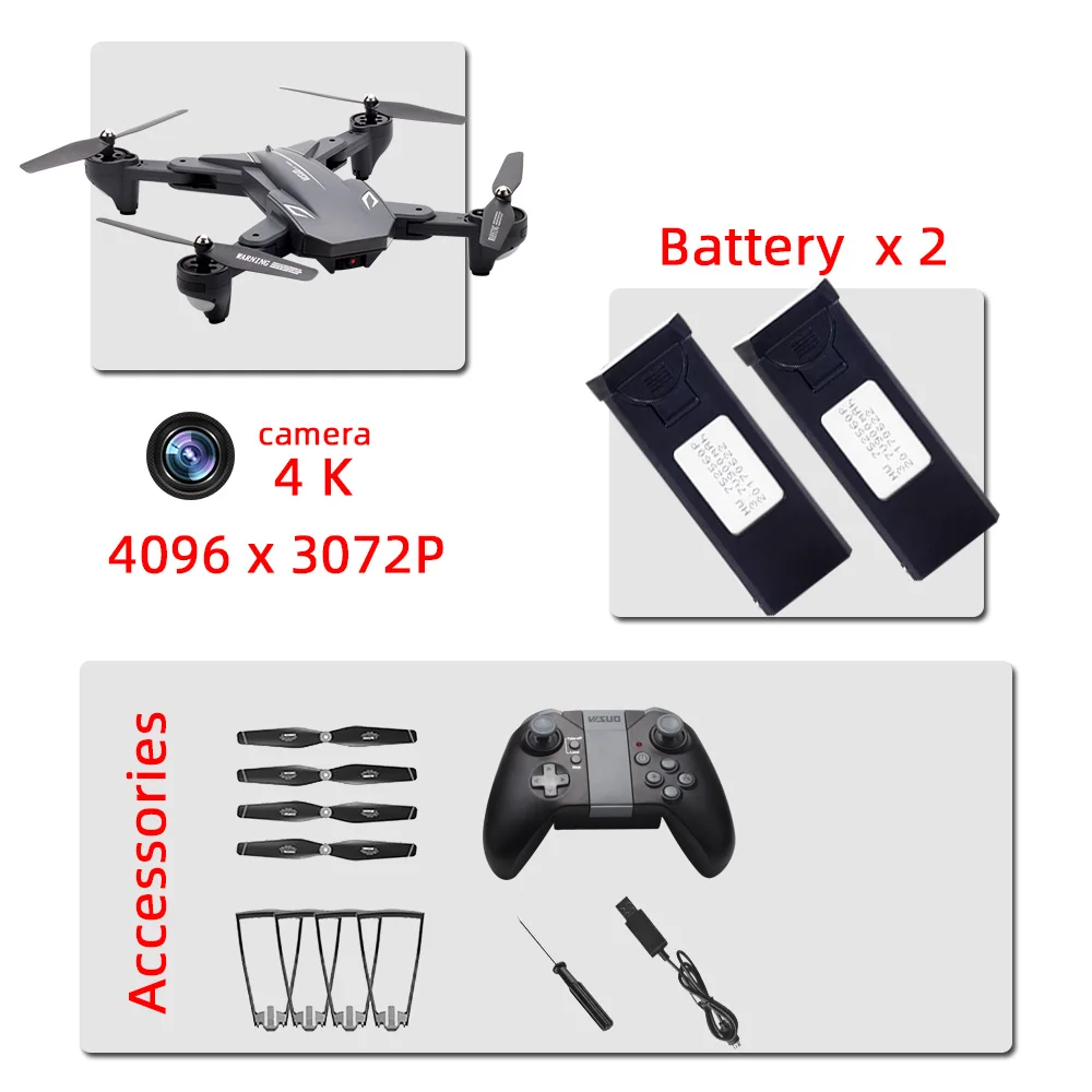 4K 2B foam box XS816 Дроны с камерой HD Дрон Дистанционное управление вертолет Дрон 4 к игрушки Квадрокоптер drohne Квадрокоптер helikopter droni selfie VS SG106 - Цвет: 4K 2B foam box