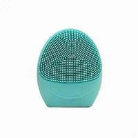 skin care portable waterproof silicone handheld spa facial massage pore deep cleanser electric face cleansing brush tool