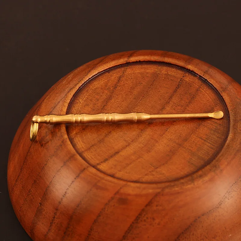 Легкий ложка для удаления ушной серы инструментами чистки ушей Портативный Медь