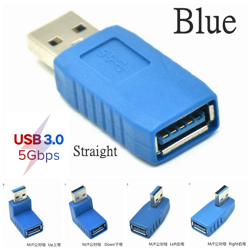 Высокоскоростной 5 Гбит/с USB 3 0 тип А штекер-гнездо переходник удлинитель