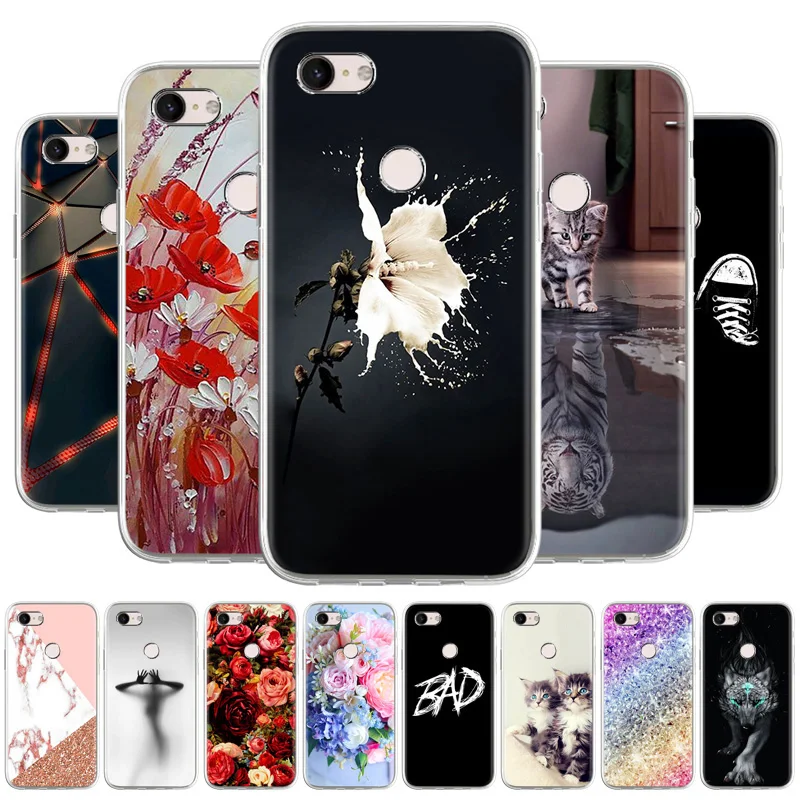 

Phone Cases For HTC Pixel 5 4 3 XL 5XL 4XL 3XL Case Silicone Floral Animal TPU Bumper For HTC Pixel3 Lite Pixel2 4A Cover Fundas