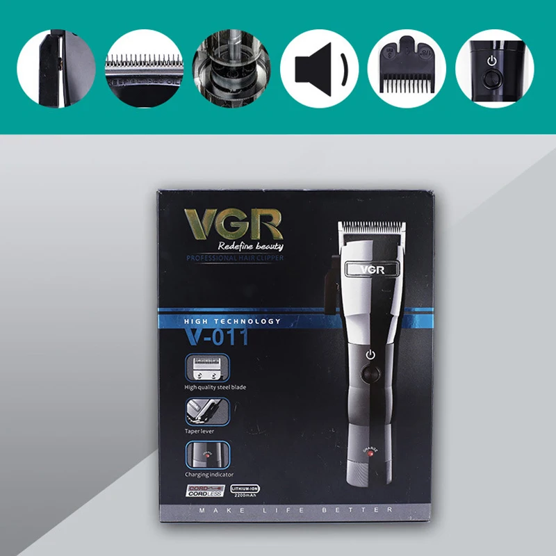 Горячая Распродажа вгр V-011 электрическая машинка для стрижки волос зарядке бритва триммер для волос, триммер для стрижки волос, машина с европейской вилкой