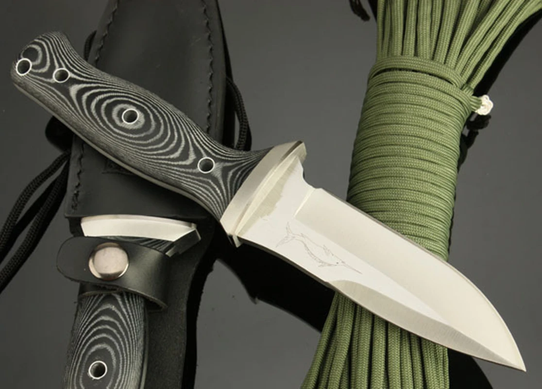 12 шт./лот сталь для выживания Высокая твердость маленький прямой Тактический