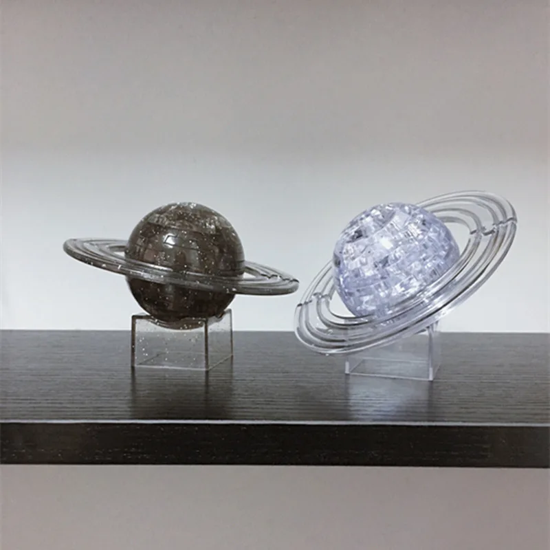 3D кристалл планеты Вселенная Украшения настольные миниатюрные фигурки Кристалл