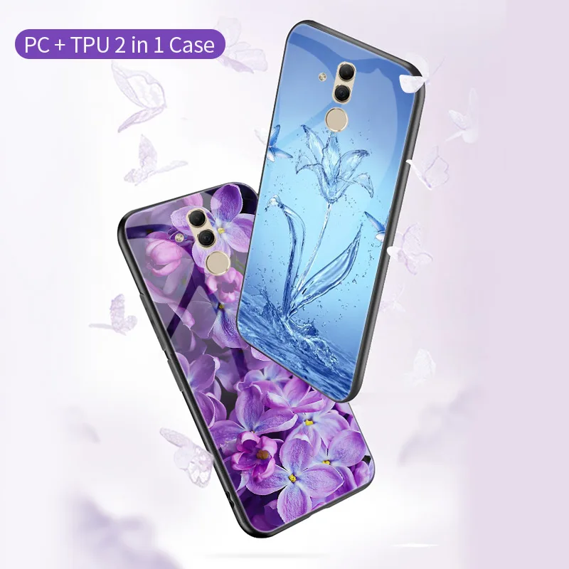 PC + TPU для huawei mate 20 Pro Чехол Y7 2019 Y6 Y5 Prime 2018 Lite милый мультяшный чехол 10 Nova 3 2i 4e Capa |