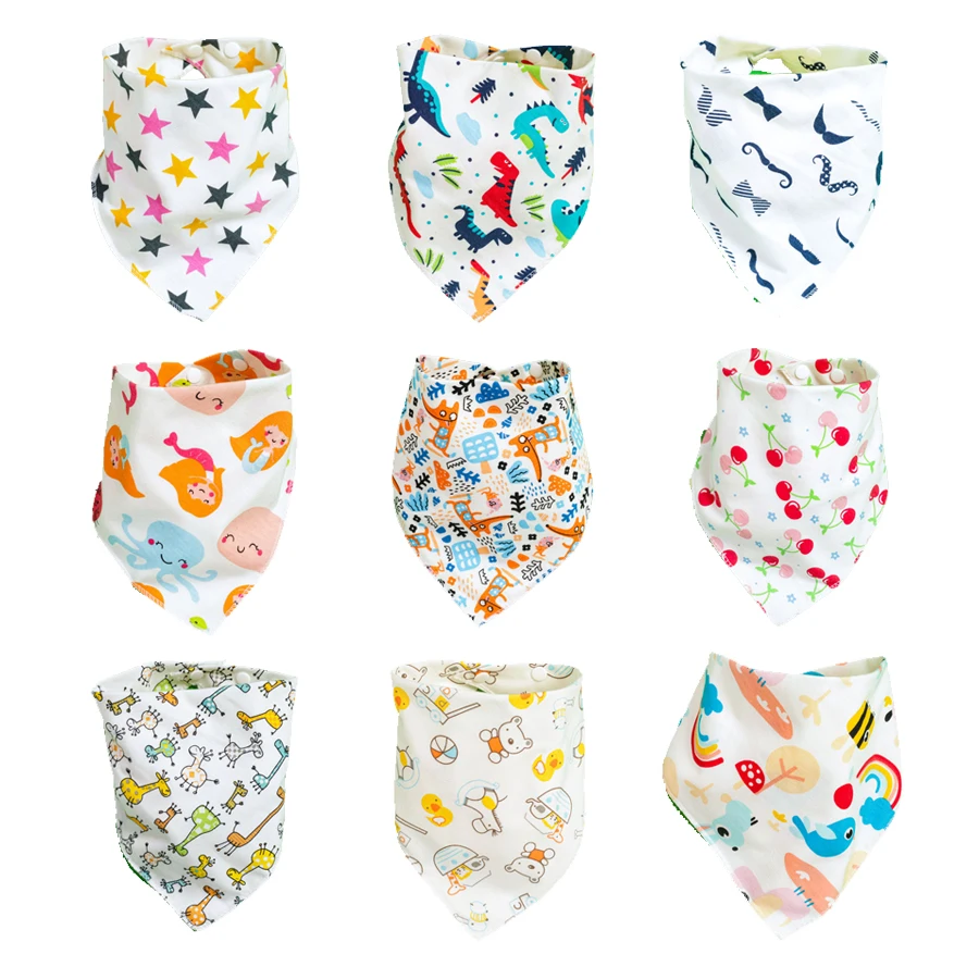 Детские нагрудники из искусственного хлопка