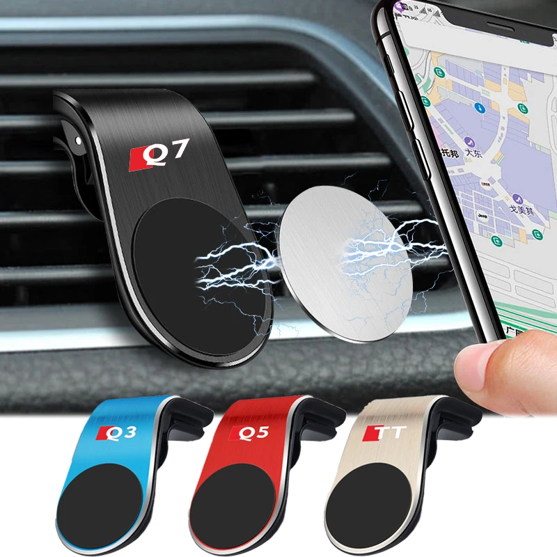 

Car phone holder Auto vent mobile phone holder Car accessories For Audi Q3 Q5 Q7 S3 S4 S5 S8 TT Sline A1 A3 A4 A5 A6 A7 A8 Goods