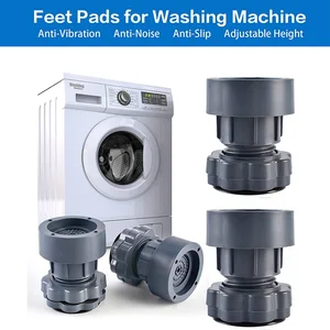 4pcs anti vibration pads refrigerator base fixed non slip pad washing machine support dampers stand accessories dropshipping free global shipping