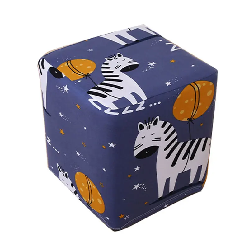 Защитный чехол для табурета с принтом эластичный из полиэстера универсальный