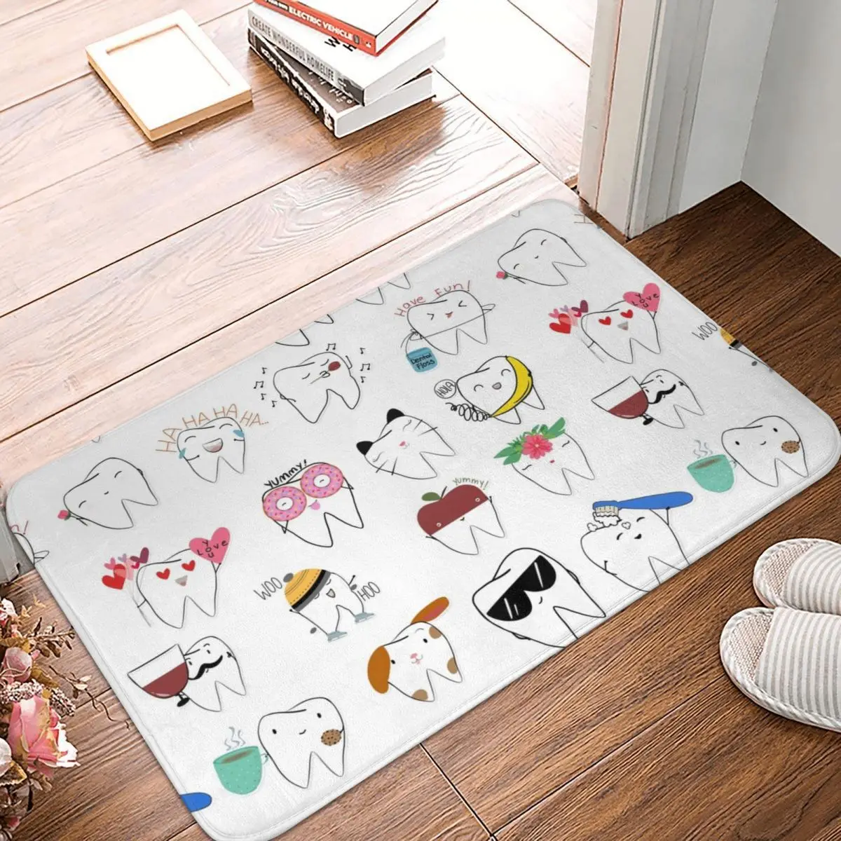 

Mix-Molar Doormat Carpet Mat Rug Polyester PVC Anti-slip Floor Decor Bath Bathroom Kitchen Bedroom 40x60