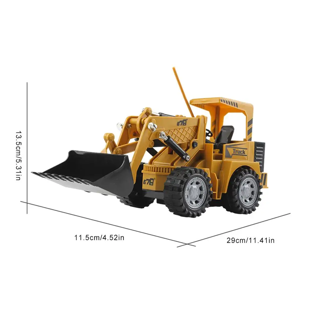 Полнофункциональный Радиоуправляемый грузовик 1:24 5 каналов бульдозер