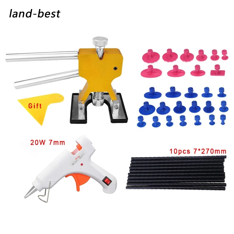 

Dent Repair Tool Sets Dent Lifter Puller Tools Practical Cars Dent Removal Tool Kits Extractor Hail Tabs Car Hand Tool Kit