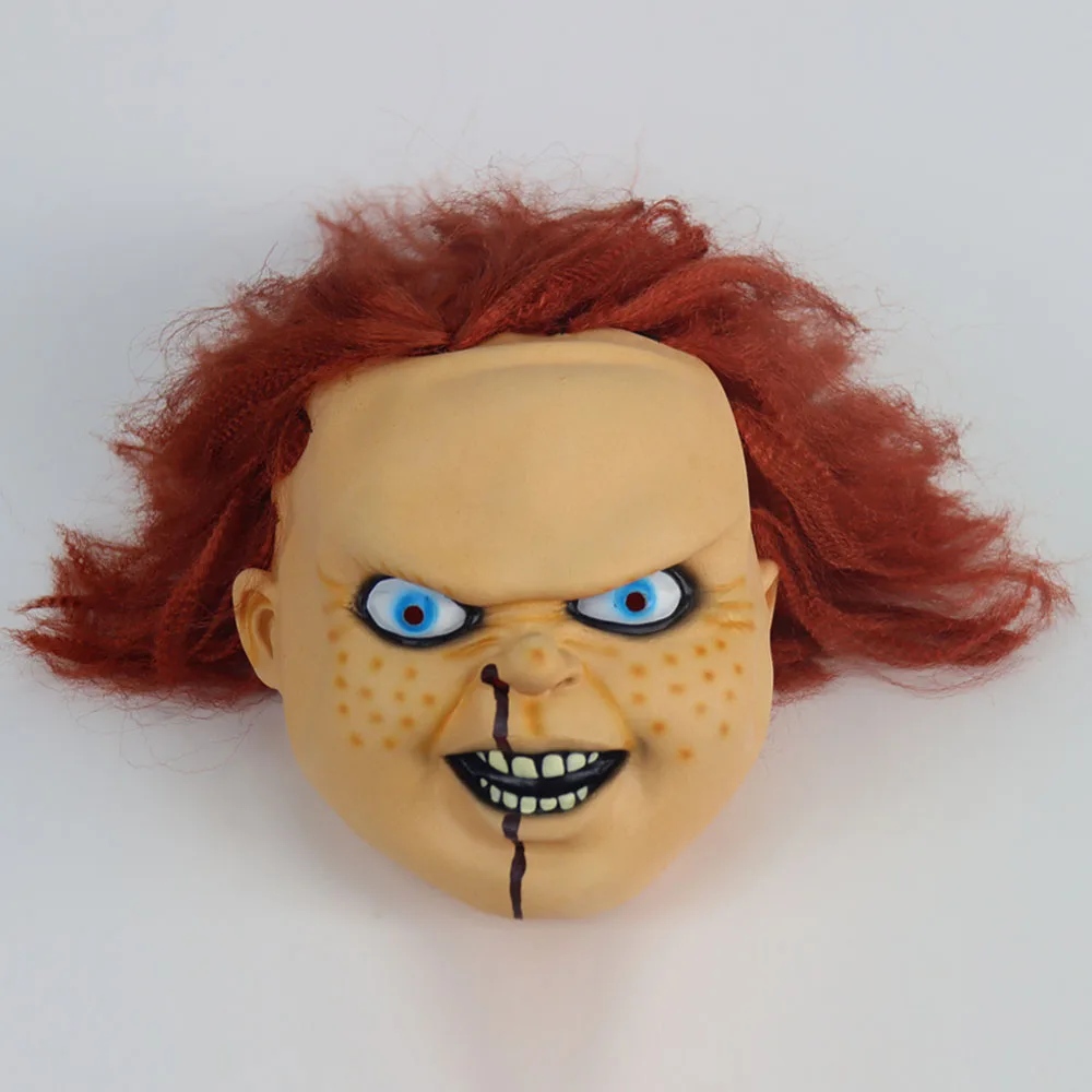 

Horror Child's Play Good Guys Mask Cosplay Scary Chucky Latex Masks Halloween Party Costume Props