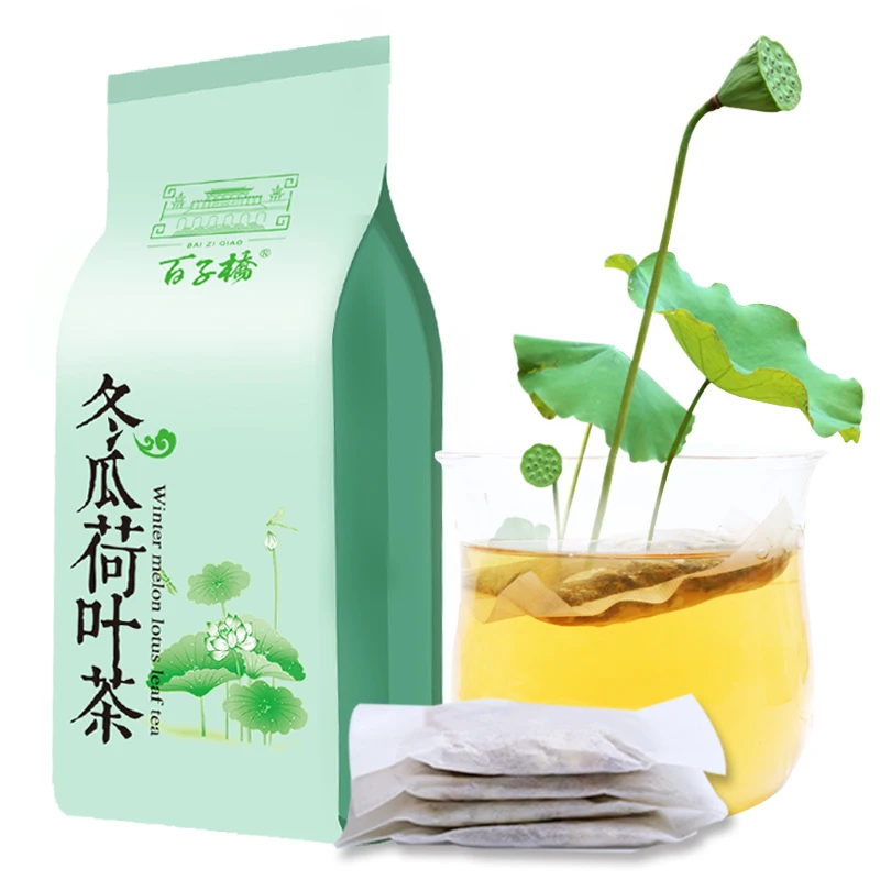 

Травяной чай включает в себя листья розового лотоса и искусственные 40 шт. китайских пакетов помогает снизить жир в крови всего 160 г