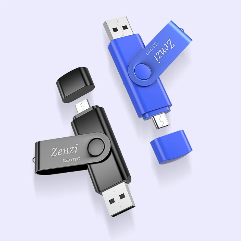 Пользовательский логотип двойное использование Android OTG USB флэш накопитель флеш 4