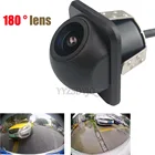 YYZSDYJQ CCD 180 градусов объектив рыбий глаз Автомобильная камера заднего вида с широкоугольной камерой заднего вида Водонепроницаемая резервная камера ночного видения