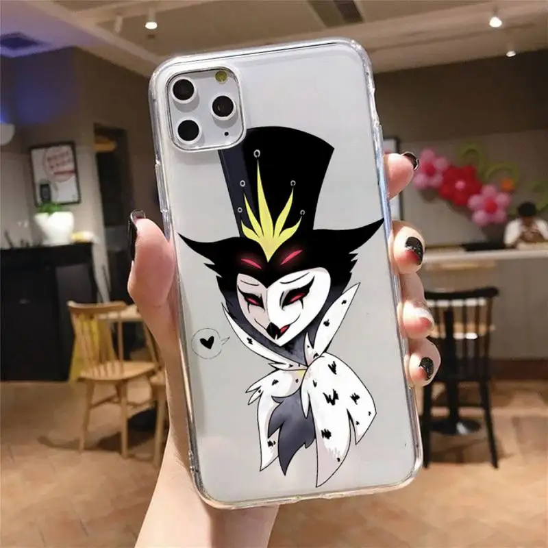 

Helluva Boss Phone Case Transparent soft For iphone 5 5s 5c se 6 6s 7 8 11 12 plus mini x xs xr pro max