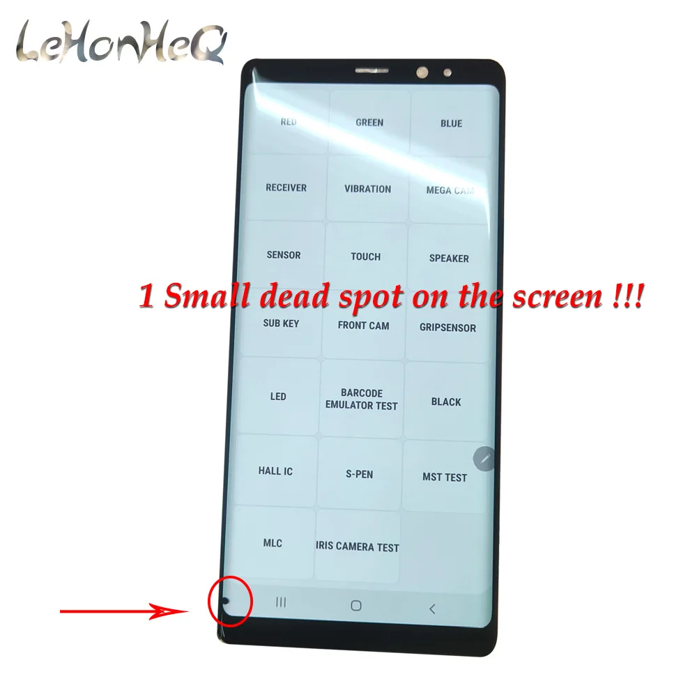 AMOLED LCD With Dead pixel For samsung galaxy note 8 lcd display touch Screen digitizer assembly screen | Мобильные телефоны и
