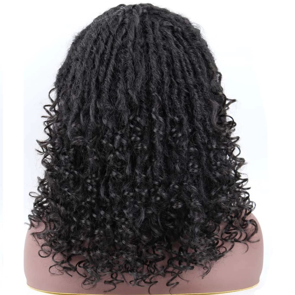 Современная королева 14 ''мягкие дреды парик волос короткие синтетические