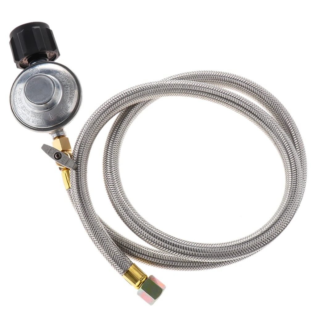 4FT Регулируемый Регулятор пропана с шлангом газовый гриль регулятор шланга и