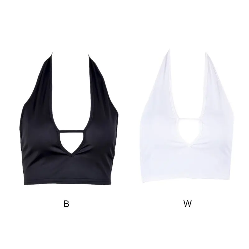 2020 Новое поступление сексуальный тонкий тощий топ с открытой спиной без рукавов