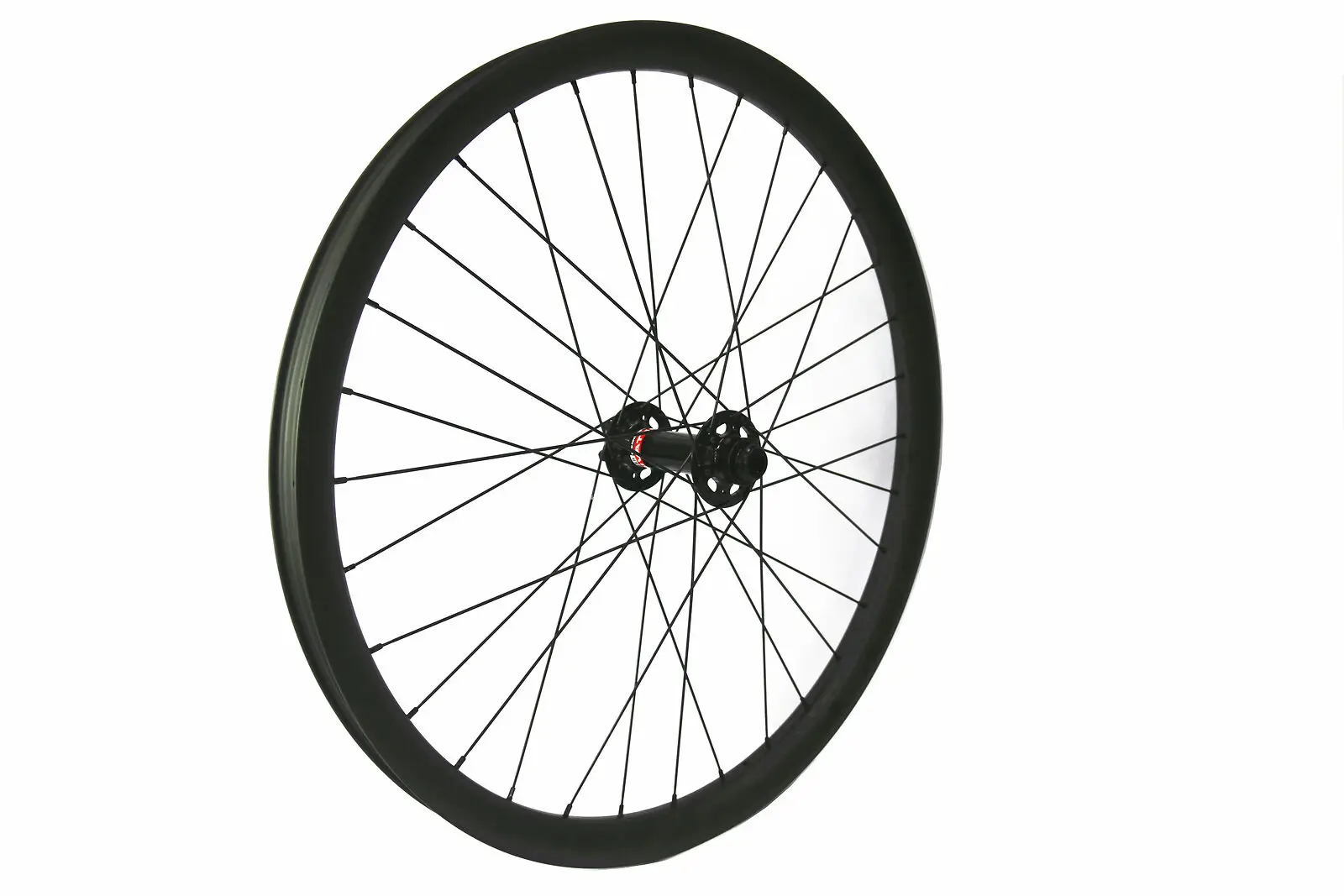 Billig 29er MTB Carbon Wheels 40mm Wide Mountain Fat Snow Bike Wheelset Novatec Hub 177mm 197mm