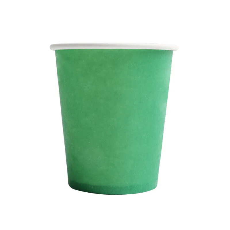 L cup 10pcs 10 шт./компл. DIY Бумага чашки Свадебная вечеринка Пикник Посуда Набор одноразовых стаканчиков украшения душа ребенка Дети День рождения Пикник Красочные - Цвет: L cup 10pcs
