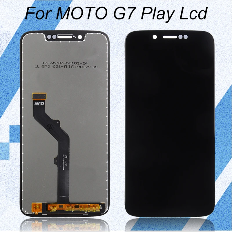 

Catteny 5,5-дюймовый ЖК-дисплей для Moto G7 Play, сенсорная панель, стеклянный экран, дигитайзер в сборе, бесплатная доставка с инструментами