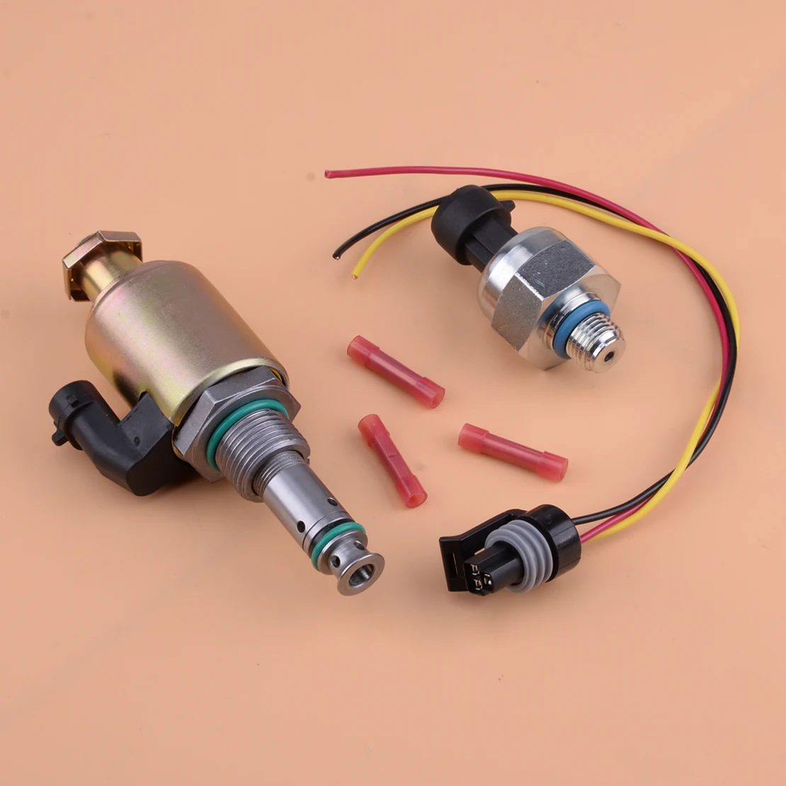 

DWCX Car ICP/IPR Fuel Injection Pressure Control Regulator & Sensor Fit For Ford F-250 E-350 7.3L