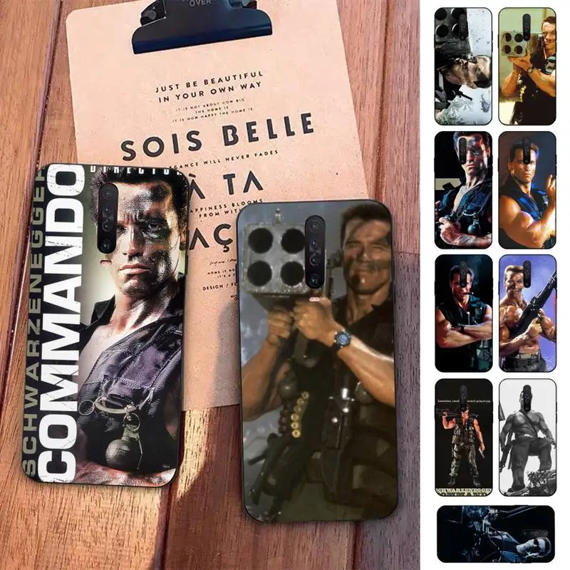 

Arnold Schwarzenegger Film Commando 1985 Poster Phone Case for Redmi 5 6 7 8 9 A 5plus K20 4X S2 GO 6 K30 pro