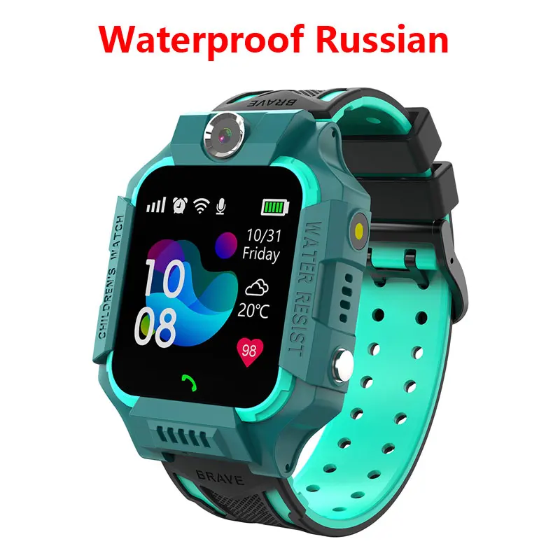 Option 4 Z6 детские подарки Смарт-часы IP67 глубокий водонепроницаемый 2G sim-карты gps трекер SOS анти-потеря Смарт-часы для IOS Android - Цвет: Option 4