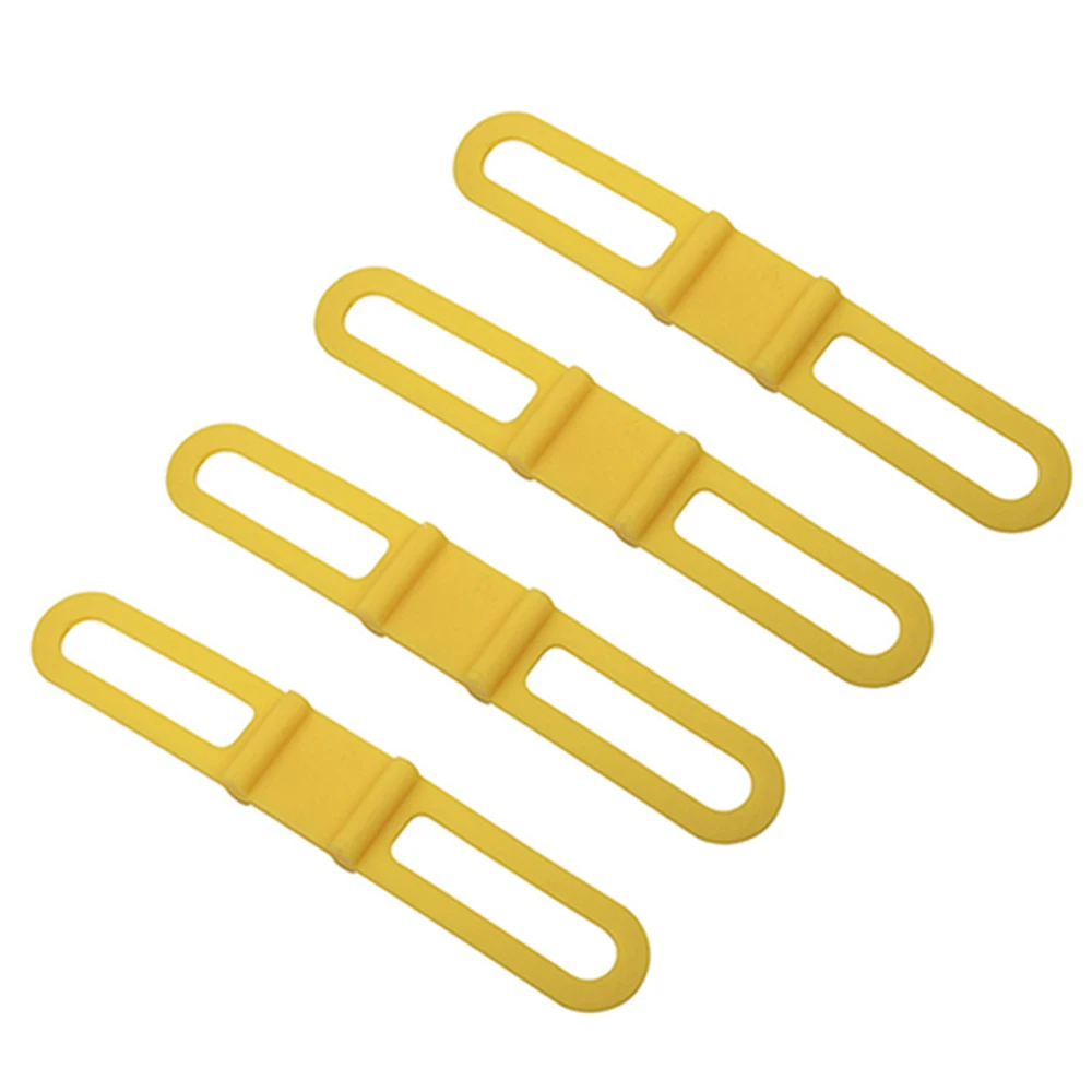 4 шт. велосипедный светильник держатель для руля велосипеда силиконовый ремешок