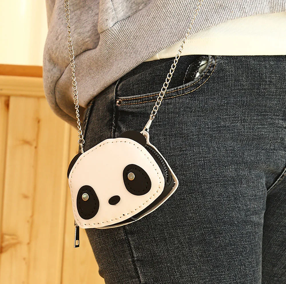 

Clearance panda purse coin Material Set for pu bag 0050