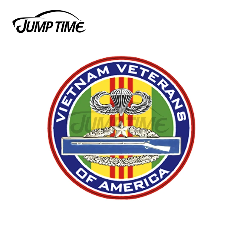 JumpTime 13x13 см для Вьетнама ветеринарная эмблема виниловые автомобильные наклейки